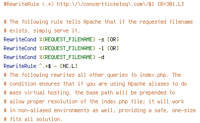 ENV, HTTP_HOST, REQUEST_FILENAME, REQUEST_URI