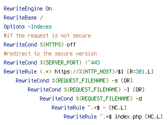 HTTP_HOST, HTTPS, REQUEST_FILENAME, SERVER_PORT