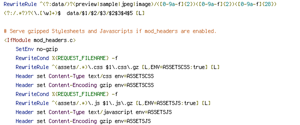 ENV, no-gzip, REQUEST_FILENAME