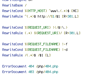 HTTP_HOST, REQUEST_FILENAME, REQUEST_URI