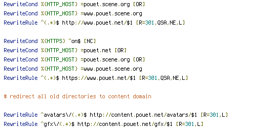 HTTP_HOST, HTTPS, REMOTE_ADDR
