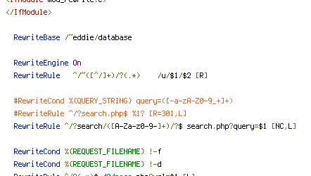 QUERY_STRING, REQUEST_FILENAME