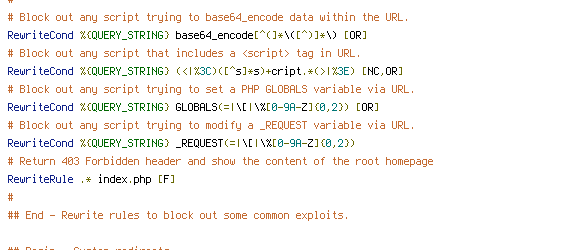 HTTP_HOST, QUERY_STRING, REQUEST_FILENAME, REQUEST_URI