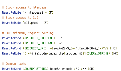 QUERY_STRING, REQUEST_FILENAME, REQUEST_URI