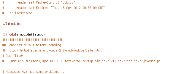 DEFLATE, ENV, HTTP_HOST, no-gzip, REQUEST_FILENAME, REQUEST_URI