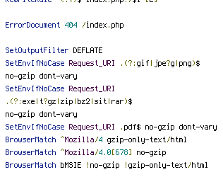 DEFLATE, no-gzip, REQUEST_FILENAME, REQUEST_URI