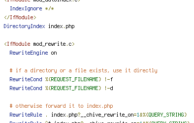 QUERY_STRING, REQUEST_FILENAME