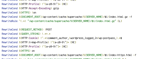 DOCUMENT_ROOT, HTTPS, POST, Profile, QUERY_STRING, REQUEST_FILENAME, REQUEST_METHOD, REQUEST_URI, SERVER_NAME, X-Wap-Profile