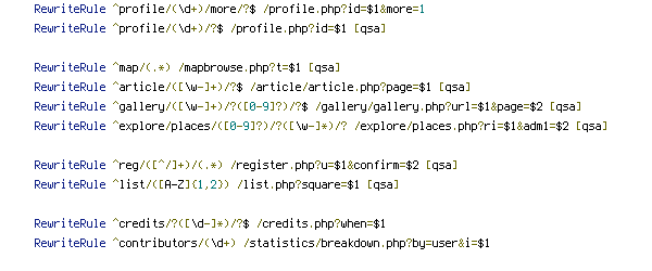 HTTP_HOST, HTTP_REFERER, QUERY_STRING, static