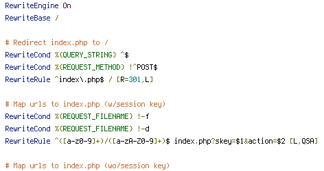 POST, QUERY_STRING, REQUEST_FILENAME, REQUEST_METHOD