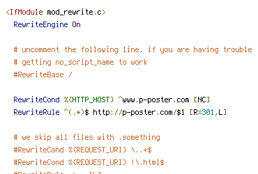 HTTP_HOST, REQUEST_FILENAME, REQUEST_URI