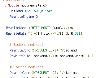 HTTP_HOST, REQUEST_URI, static