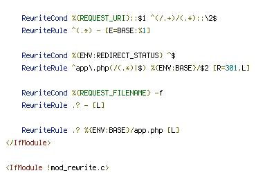 ENV, REDIRECT_STATUS, REQUEST_FILENAME, REQUEST_URI