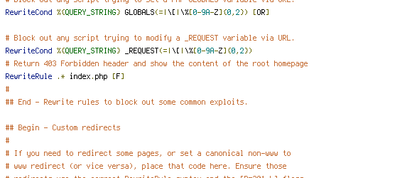 QUERY_STRING, REQUEST_FILENAME, REQUEST_URI