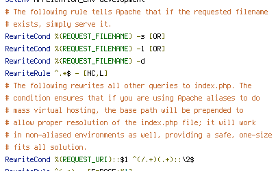 ENV, REQUEST_FILENAME, REQUEST_URI