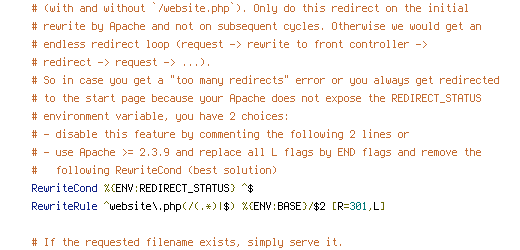 ENV, REDIRECT_STATUS, REQUEST_FILENAME, REQUEST_URI