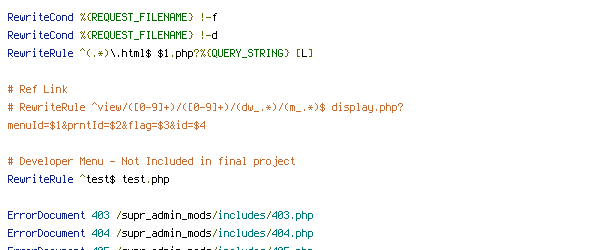 QUERY_STRING, REQUEST_FILENAME