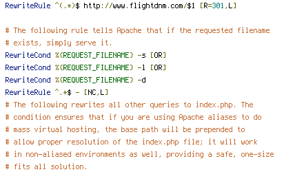 ENV, HTTP_HOST, REQUEST_FILENAME, REQUEST_URI