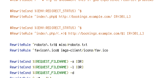 ENV, REDIRECT_STATUS, REQUEST_FILENAME