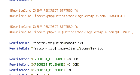 ENV, REDIRECT_STATUS, REQUEST_FILENAME