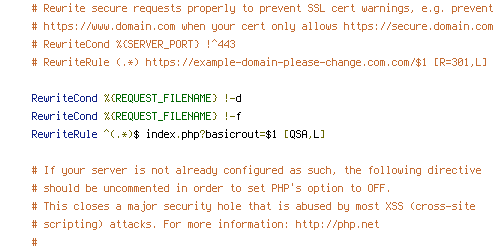 HTTP_HOST, REQUEST_FILENAME, SERVER_PORT