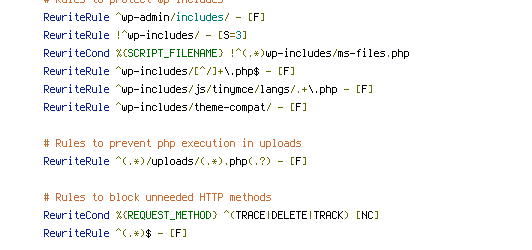 HTTP_COOKIE, HTTP_REFERER, QUERY_STRING, REQUEST_FILENAME, REQUEST_METHOD, SCRIPT_FILENAME