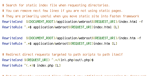 DOCUMENT_ROOT, REQUEST_URI, SCRIPT_FILENAME, static