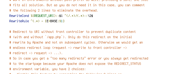 ENV, REDIRECT_STATUS, REQUEST_FILENAME, REQUEST_URI