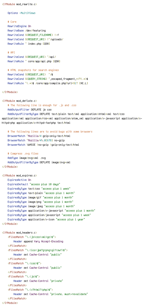 DEFLATE, no-gzip, QUERY_STRING, REQUEST_FILENAME, REQUEST_URI