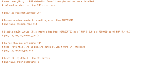 DEFLATE, force-no-vary, HTTP_HOST, HTTPS, INCLUDES, QUERY_STRING, REQUEST_FILENAME, REQUEST_URI, SCRIPT_FILENAME, SERVER_PORT, static, TIME