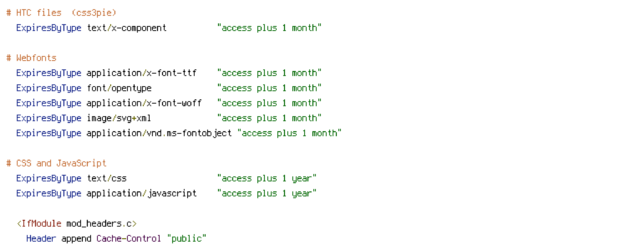 DEFLATE, force-no-vary, HTTP_HOST, HTTPS, INCLUDES, REQUEST_FILENAME, REQUEST_URI, SCRIPT_FILENAME, SERVER_PORT, static, TIME