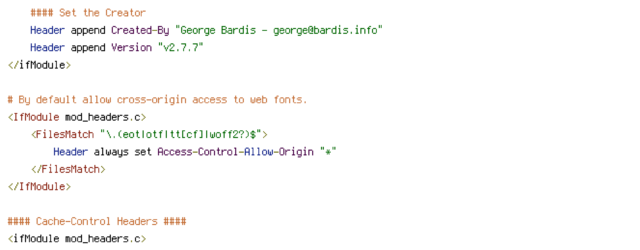 DEFLATE, ENV, GET, HTTP_HOST, HTTP_REFERER, HTTP_USER_AGENT, HTTPS, ORIGIN, POST, QUERY_STRING, REQUEST_FILENAME, REQUEST_METHOD, REQUEST_URI, TZ