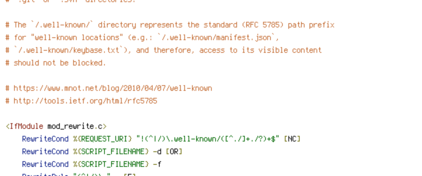 DEFLATE, HTTP_HOST, HTTP_REFERER, HTTPS, INCLUDES, ORIGIN, REQUEST_FILENAME, REQUEST_URI, SCRIPT_FILENAME, SERVER_ADDR, SERVER_PORT, TIME