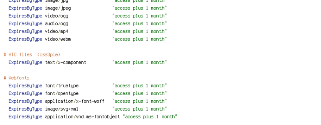 DEFLATE, force-no-vary, HTTP_HOST, HTTPS, INCLUDES, REQUEST_FILENAME, REQUEST_URI, SERVER_PORT, static, TIME