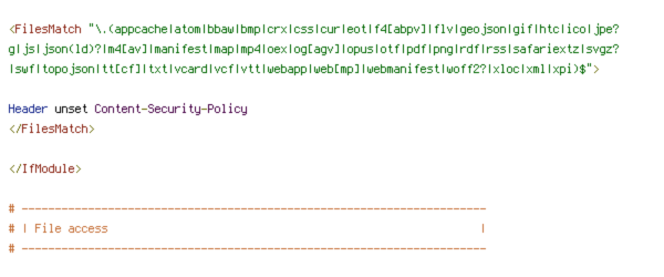 DEFLATE, ENV, HTTP_HOST, HTTPS, INCLUDES, ORIGIN, PROTO, REQUEST_FILENAME, REQUEST_URI, SCRIPT_FILENAME, SERVER_ADDR, static, TIME