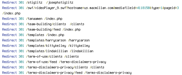 DEFLATE, DOCUMENT_ROOT, ENV, HTTP_COOKIE, HTTP_HOST, POST, QUERY_STRING, REQUEST_FILENAME, REQUEST_METHOD, REQUEST_URI, TZ, W3TC_ENC