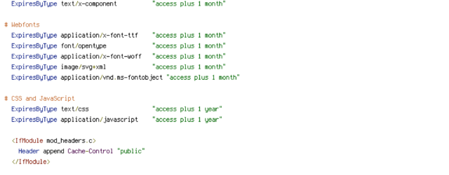 DEFLATE, force-no-vary, HTTP_HOST, HTTPS, INCLUDES, REQUEST_FILENAME, REQUEST_URI, SERVER_PORT, static, TIME