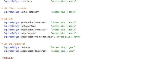 DEFLATE, force-no-vary, HTTP_HOST, HTTPS, INCLUDES, REQUEST_FILENAME, REQUEST_URI, SCRIPT_FILENAME, SERVER_PORT, static, TIME