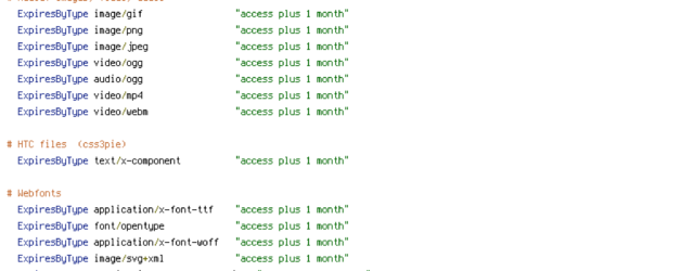 DEFLATE, ENV, force-no-vary, HTTP_HOST, HTTPS, INCLUDES, REDIRECT_STATUS, REQUEST_FILENAME, REQUEST_URI, SCRIPT_FILENAME, SERVER_PORT, static, TIME